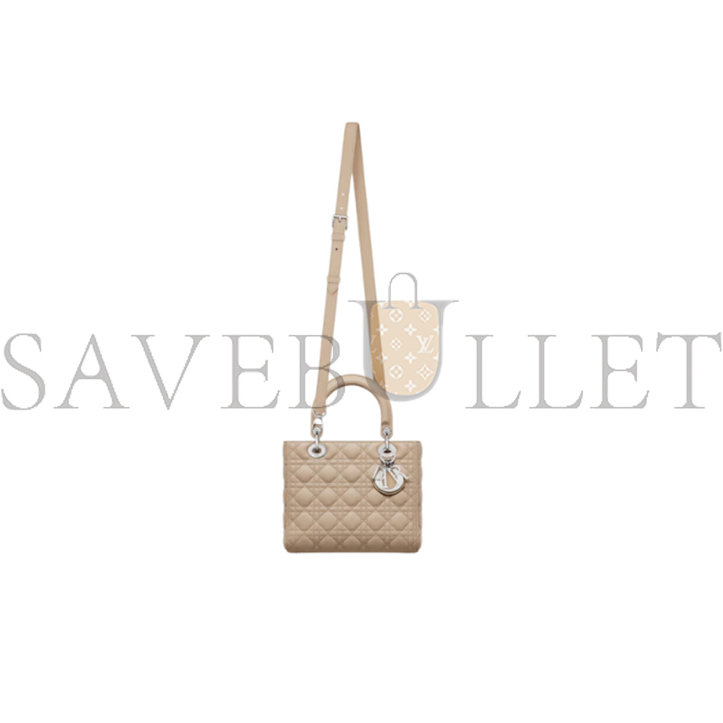 D*or medium lady D*or bag m0560pwrt-m116 (24*20*12.7cm)